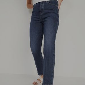 Old Navy high-rise button fly boot leg cut denim